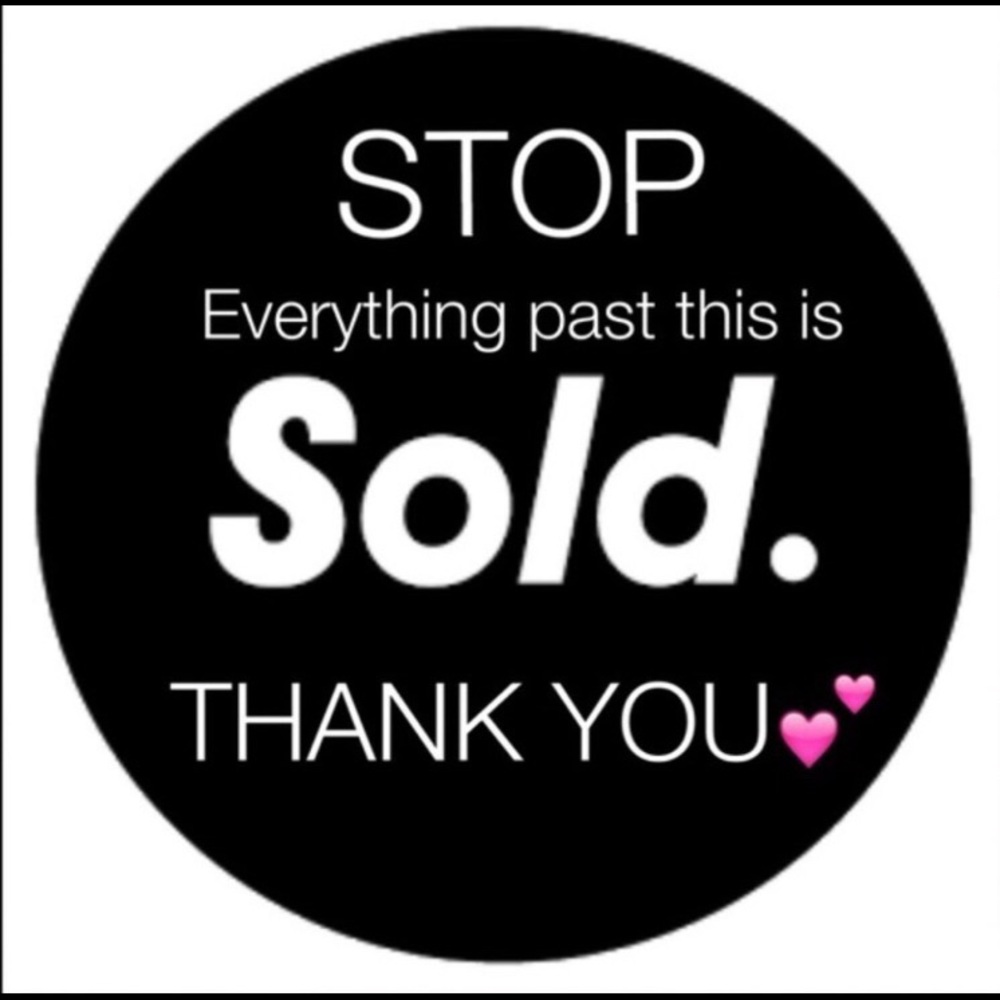 Thanks for shopping my closet.  Stop here.